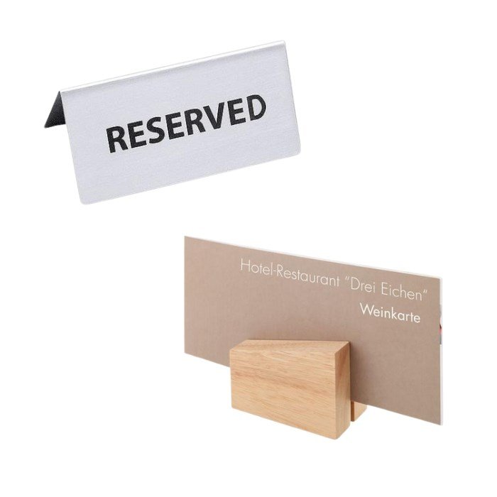 Cedulky / stojánky / držáky karet