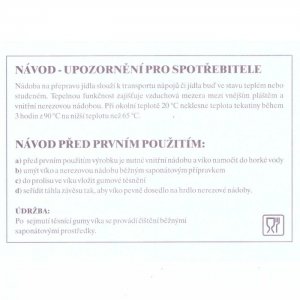 Termos, celonerezový - 20 l, s výpustným kohoutem