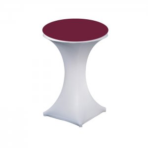 potah na desku koktejl.stolu Galactica 80/85cm, bordo 250