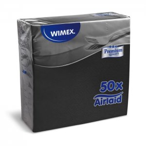 Ubrousky PREMIUM 40x40/50ks černé