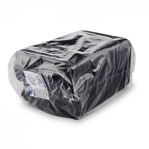 Zatavovací miska, 3-dílná černá (PP), 227 x 178 x 40 mm / 50 ks