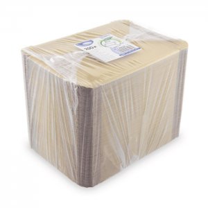 Papírové tácky 17 x 23 cm (č.6), hnědé, nepromastitelné 250 ks