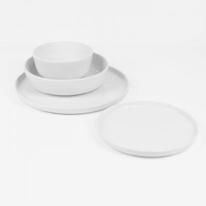 SVING Mělký talíř FUTURE 20 cm, bílý porcelán