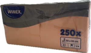 Ubrousky 33x33/250ks 2vr. apricot