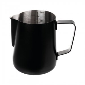 Mlékovka s odměrnými ryskami, 600 ml, černá