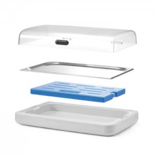 Chladící vitrína UNIQ bílá GN 1/1