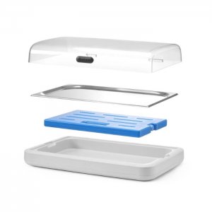 Chladící vitrína UNIQ zelená GN 1/1