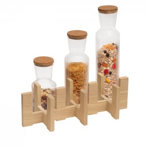 Stojan na karafy VALO, dřevěný