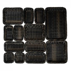 APS košík GN LINE GN 1/3 32,5 x 17,6 x 6,5 cm tmavě hnědá