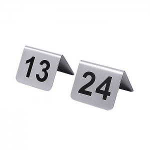 Contacto štítky na stůl s číslem 13-24