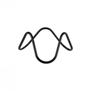 APS Bufetový stojánek WAVE, 20 x 20 cm, v 9,5 cm, kovový černý