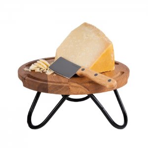 APS Bufetový stojánek WAVE, 20 x 20 cm, v 9,5 cm, kovový černý