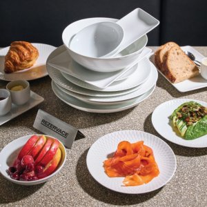 Bauscher Mělký talíř coupe PURITY REFLECTIONS, relief, 16 cm
