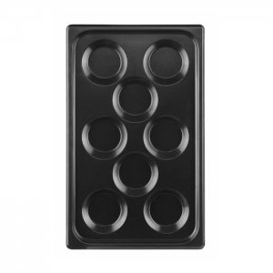 Nepřilnavý plech pro přípravu 8 vajec, GN 1/1