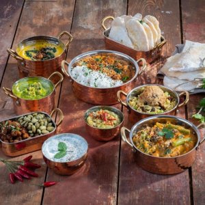 APS Servírovací hrnec MUMBAI 0,60 l nerez / měd