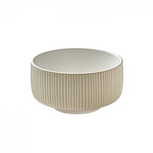 Bauscher Playground NARA miska 15 cm, reliéf - bílá