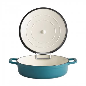 APS Litinový pekáč s poklicí 5 STARS, 28 x 28 cm, 3 l modrý