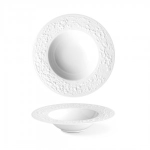 Langenthal Hluboký talíř STONE 24 cm, bílý