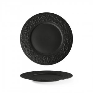 Langenthal Mělký talíř STONE 27 cm, černý