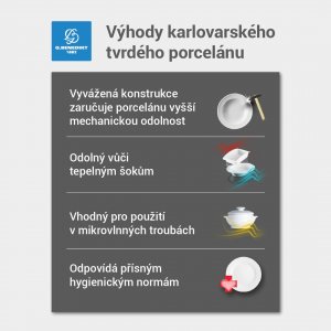 G. Benedikt Šálek dvoustěnný STONE 8 cl, bílý