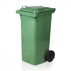 Popelnice 120 l zelená plast