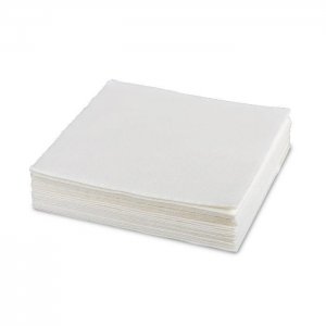 Papírové ubrousky EXCLUSIVE (P2P), 2-vrstvé, bílé, skládání 1/4, 39 x 39 cm / 1000 ks
