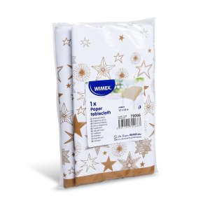 ubrus skládaný papírový 1,8 x 1,2 m Vánoce