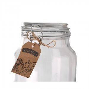 Skleněná dóza Patent 4,2 l čirá