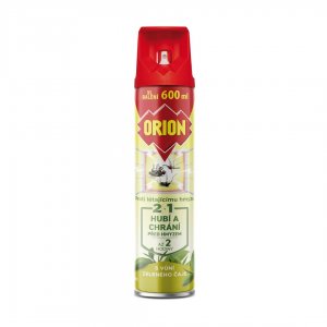 Orion 2v1 aerosol 600 ml proti létajícímu hmyzu s vůní zeleného čaje