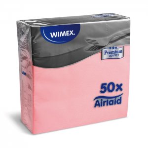 Ubrousky PREMIUM 40x40/50ks růžové