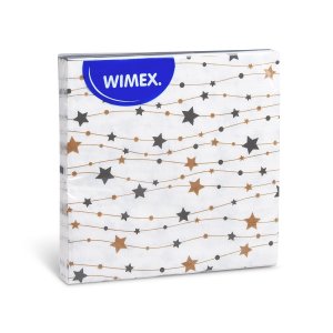 ubrousky 3-vrstvé, 33 x 33 cm 20ks vánoční motiv, hvězdy