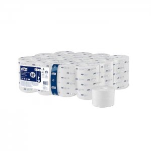 Tork Toaletní papír OptiServe®, bezdutinkový, 2vrstvý., 820 út., bílý, šíře 93 mm, návin 94,3 m