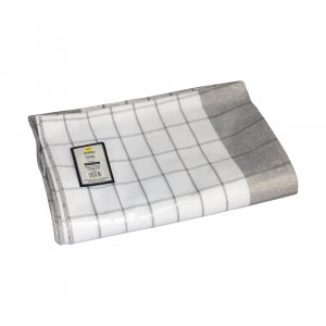 SVING Textilní utěrka 50x70 cm šedá kostka 240g/m2