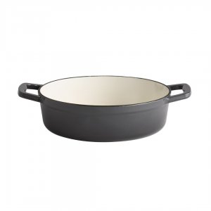 Litinový pekáč s poklicí 5 STARS 25x25 cm šedý 2,5l