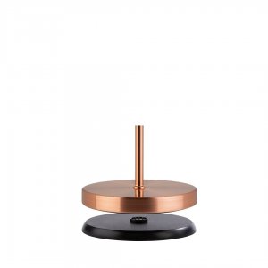 APS Stolní lampa MERLE měď, výška 30,5 cm
