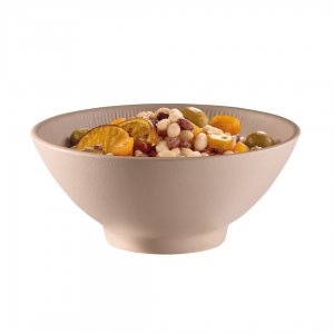 APS Melaminová miska NERO, průměr 19 cm, výška 8 cm, béžová