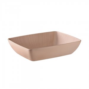 APS Melaminová miska NERO,  GN 1 , 32,5 x 26,5 cm, výška 7,5 cm, béžová