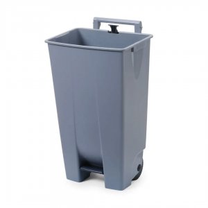 APS Nádoba na odpadky 120 l, s pedálem, světe šedá (bez víka)
