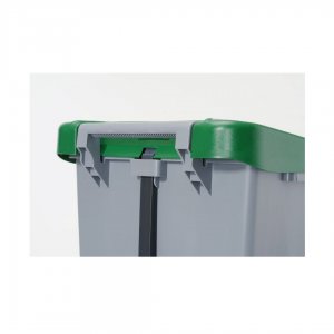 APS Nádoba na odpadky 120 l, s pedálem, světe šedá (bez víka)