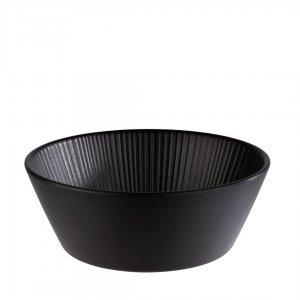 APS Melaminová miska NERO, průměr 20.5 cm, černá