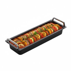 AMT Gastroguss Gastronádoba s držadly, GN 2/4-5,5 cm, vhodné na indukci