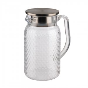 APS Plastový džbán s nerezovým víčkem, 1 l