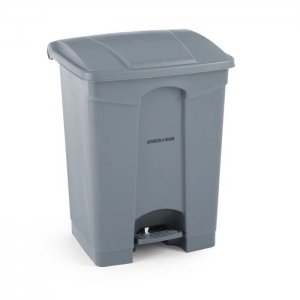 Hendi Koš na odpadky, s pedálem, světle šedý, 68 l