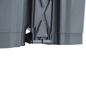 Hendi Koš na odpadky s pedálem, světle šedý 87 l