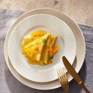 Bauscher Mělký talíř PURITY REFLECTIONS, relief, 22 cm