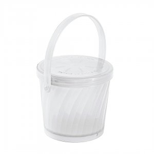 Contacto Miska na polévku opakovaně použitelná, 500 ml, PP, bílá, s uchem