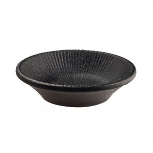 APS miska Nero 8 cm melamin černá