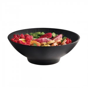 APS Melaminová miska NERO 29 cm, černá