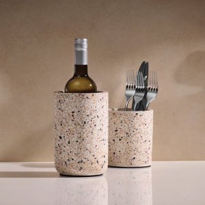 APS Chladič na víno TERRAZZO, pr. 12,5/10 cm, v. 19 cm, beton