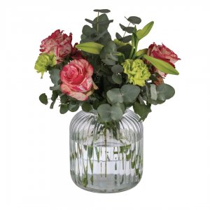 APS Skleněná nádoba COOKIEGO 3,7 l,  pr.17,5 cm, v.27 cm s víkem